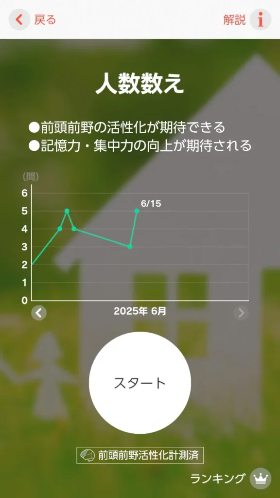 人数数えスタート画面