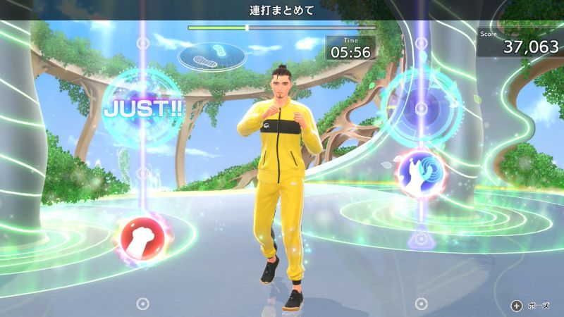 クロガネ、トレーニングの様子