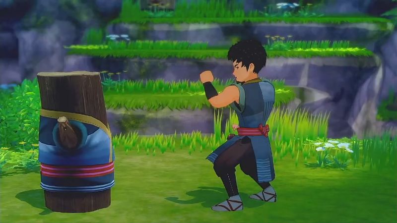 修行中のアラタ