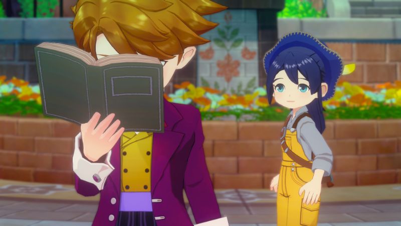 立ち読み中のユリス