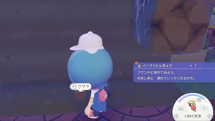 イーブイにんぎょう発見