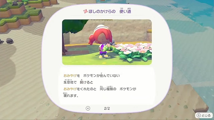 ほしのかけらの使い道2